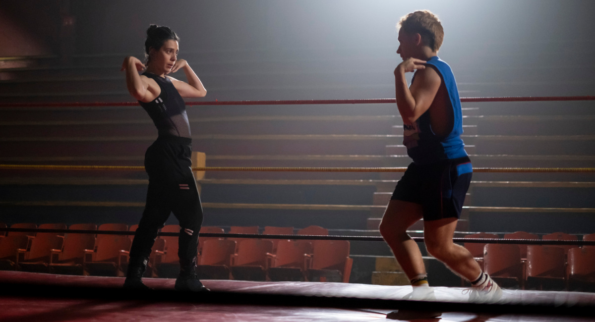 Roberta Colindrez and Gael García Bernal in 'Cassandro.'