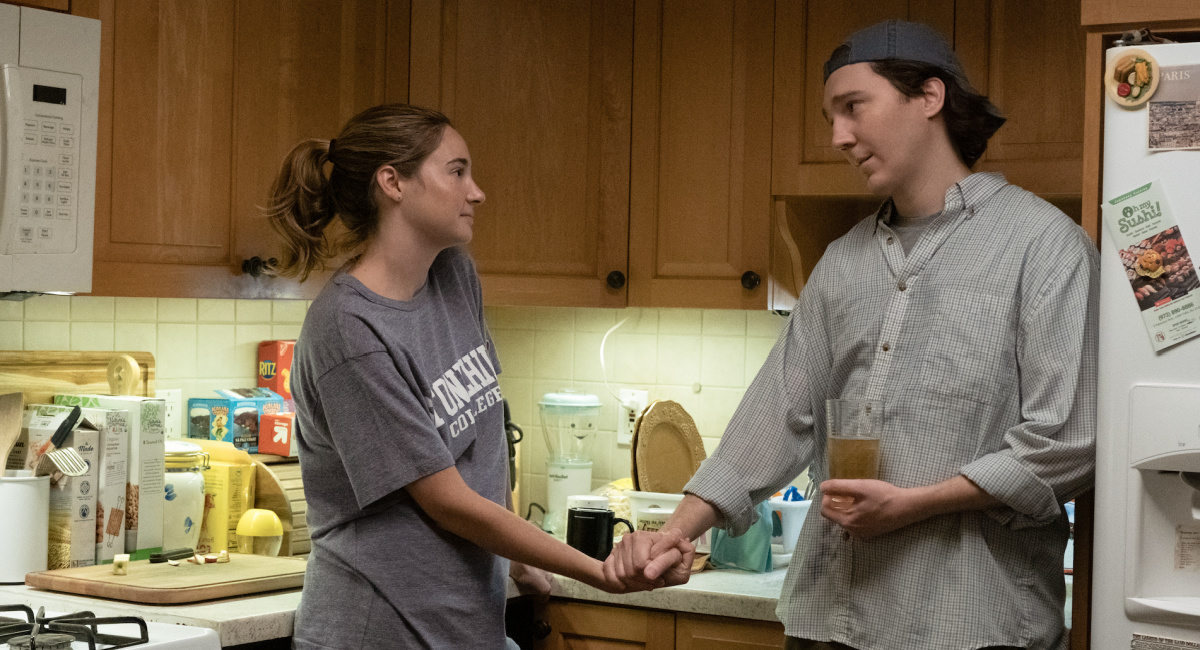Shailene Woodley and Paul Dano star in 'Dumb Money.'