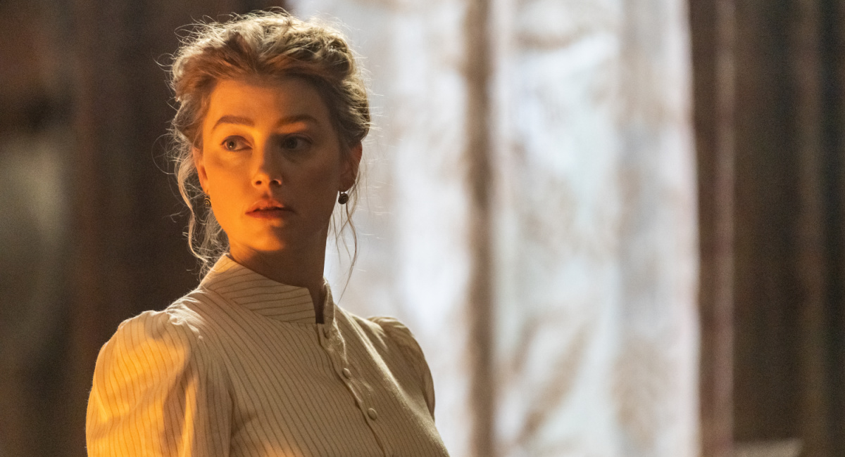 Amber Heard as Grace Burnham in the thriller, 'In the Fire,' a Saban Films release.
