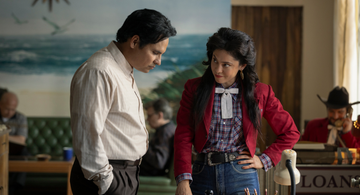 Michael Peña and Rosa Salazar in 'A Million Miles Away.'