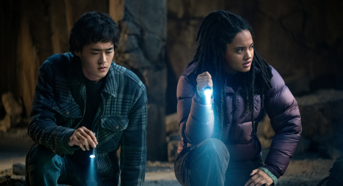 Ren Watabe and Kiersey Clemons in 'Monarch: Legacy of Monsters,' premiering November 17, 2023 on Apple TV+.