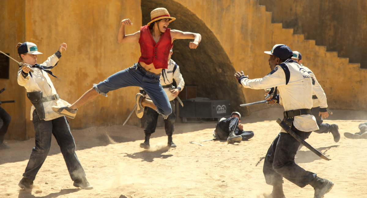 Iñaki Godoy as Monkey D. Luffy in season 1 of 'One Piece.'