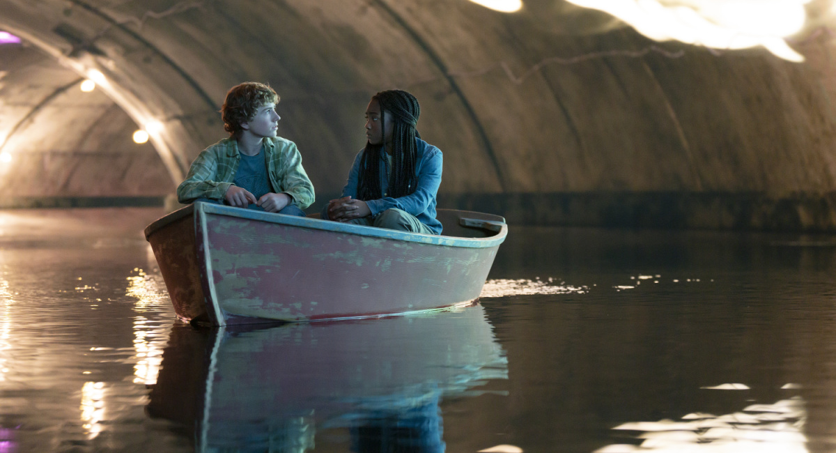 'Percy Jackson and the Olympians' stars Walker Scobell as Percy Jackson, and Leah Sava Jeffries as Annabeth.