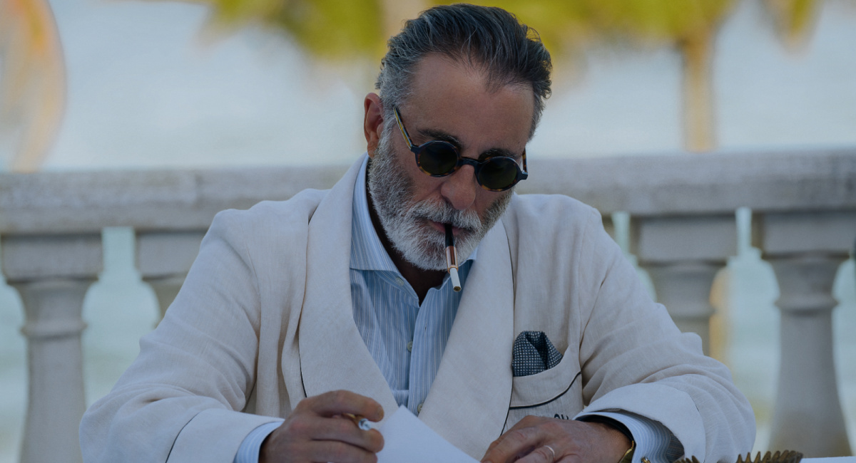 Andy Garcia as Neel in 'Pain Hustlers.'