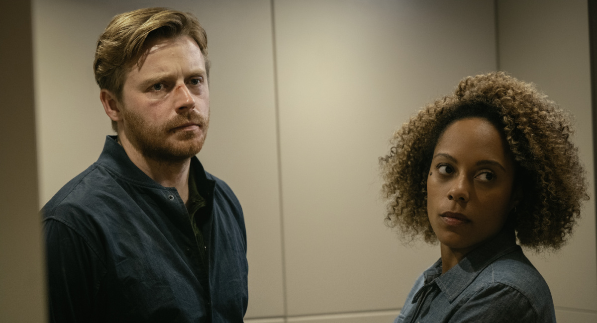 Jack Lowden and Rosalind Eleazar star in the third season of 'Slow Horses,' coming to Apple TV+ on Friday, December 1, 2023.