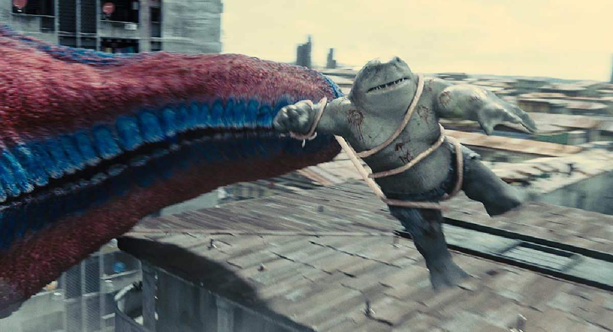 Sylvester Stallone voices King Shark in 'The Suicide Squad.'