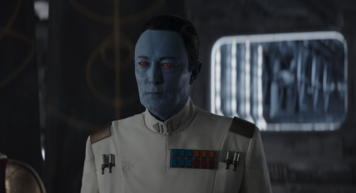 Grand Admiral Thrawn (Lars Mikkelsen) in Lucasfilm's 'Star Wars: Ahsoka,' exclusively on Disney+.