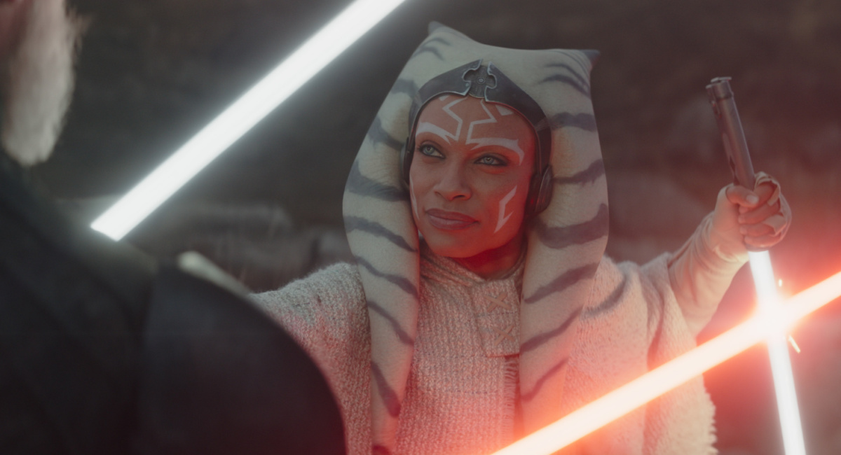 Ahsoka Tano (Rosario Dawson) in Lucasfilm's 'Star Wars: Ahsoka,' exclusively on Disney+.