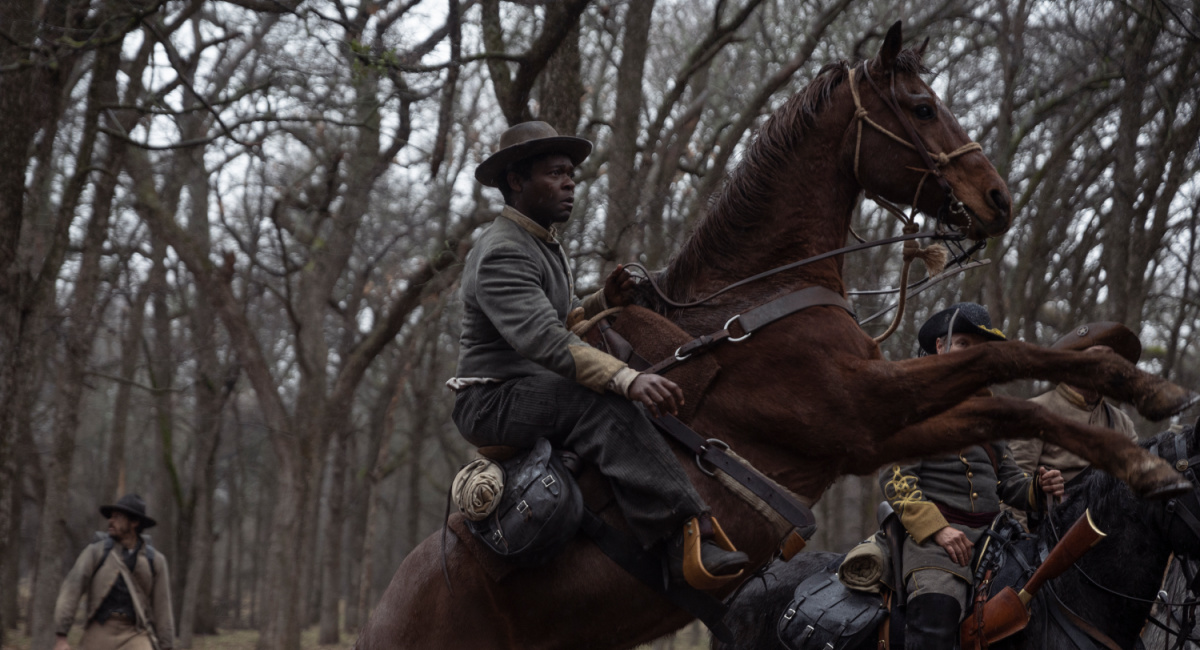 David Oyelowo as Bass Reeves in 'Lawmen: Bass Reeves' streaming on Paramount+, 2023.