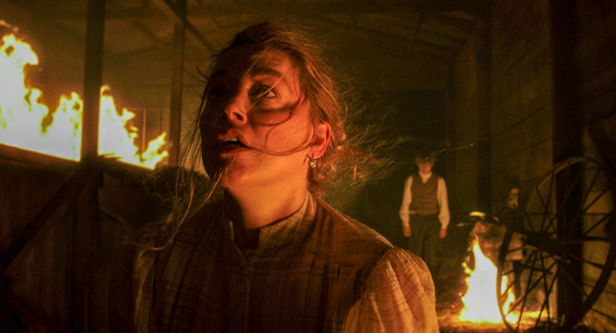Amber Heard as Grace Burnham in the thriller, 'In the Fire,' a Saban Films release.