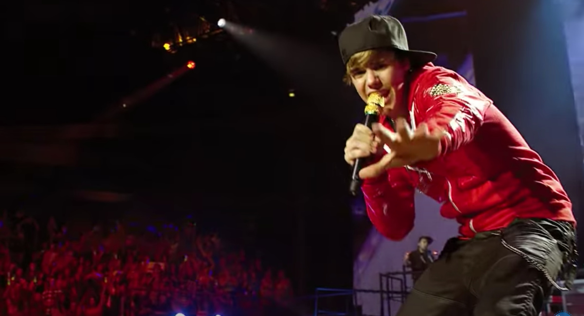 Justin Bieber in 'Justin Bieber: Never Say Never.'