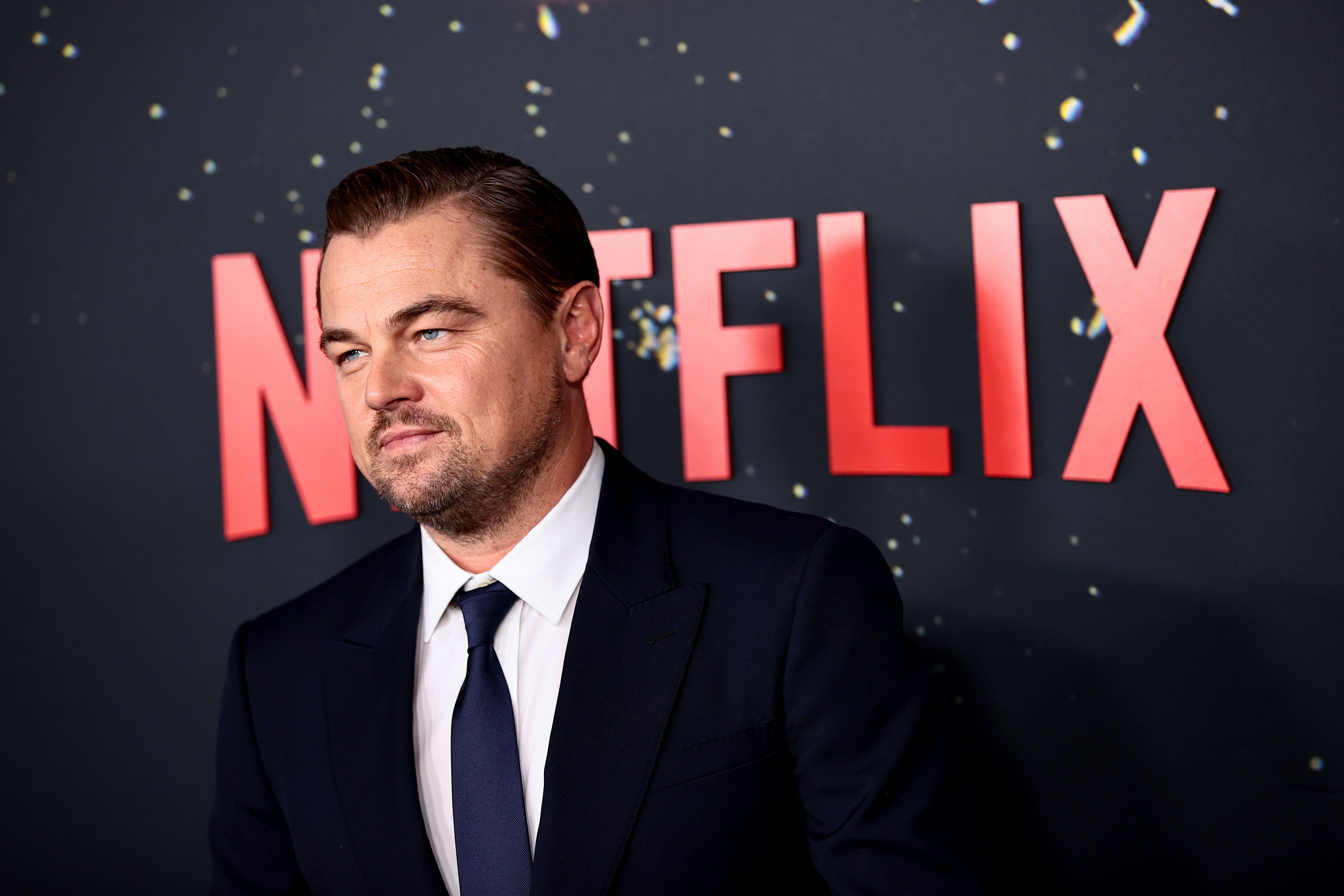 Leonardo DiCaprio attends the 'Don't Look Up' World Premiere at Jazz at Lincoln Center on December 05, 2021 in New York City.