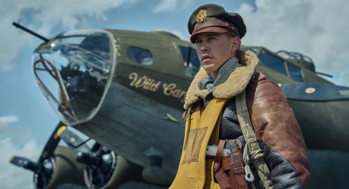 Austin Butler in 'Masters of the Air,' premiering January 26, 2024 on Apple TV+.
