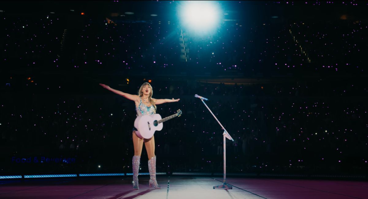 Scene from 'Taylor Swift: The Eras Tour Movie.'