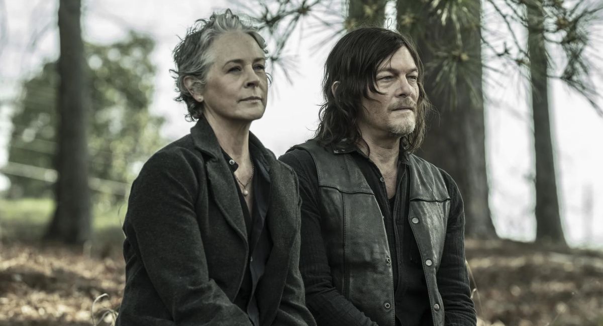 Melissa McBride and Norman Reedus on 'The Walking Dead.'