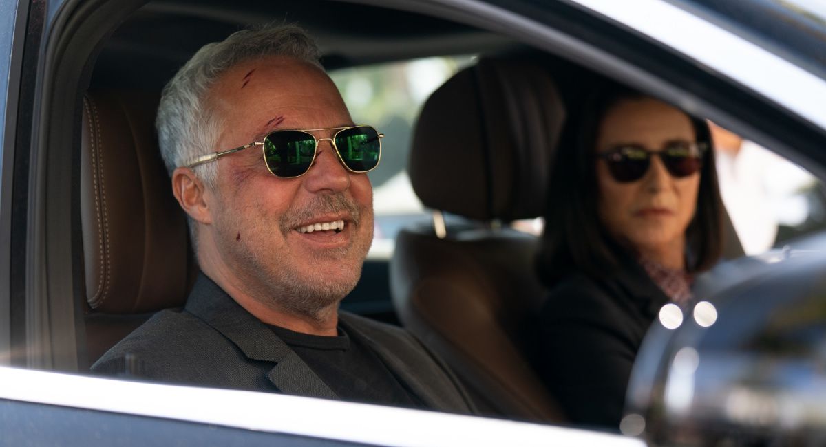Titus Welliver as Harry Bosch and Mimi Rogers as Honey “Money” Chandler on 'Bosch: Legacy' season 2.
