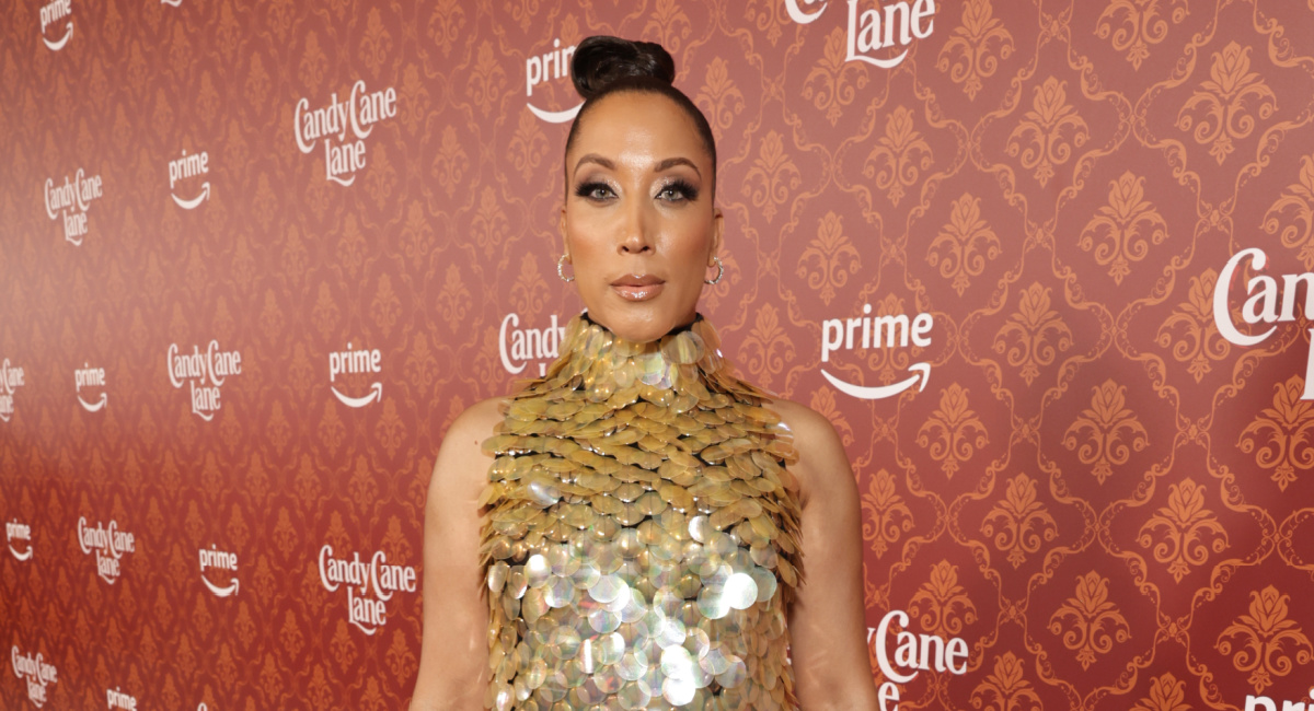 Robin Thede attends Amazon Studios 'Candy Cane Lane' World Premiere in Los Angeles on Nov 28, 2023.