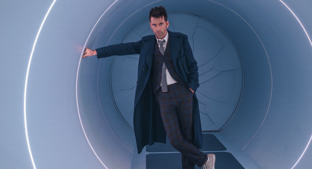 David Tennant as The Doctor.