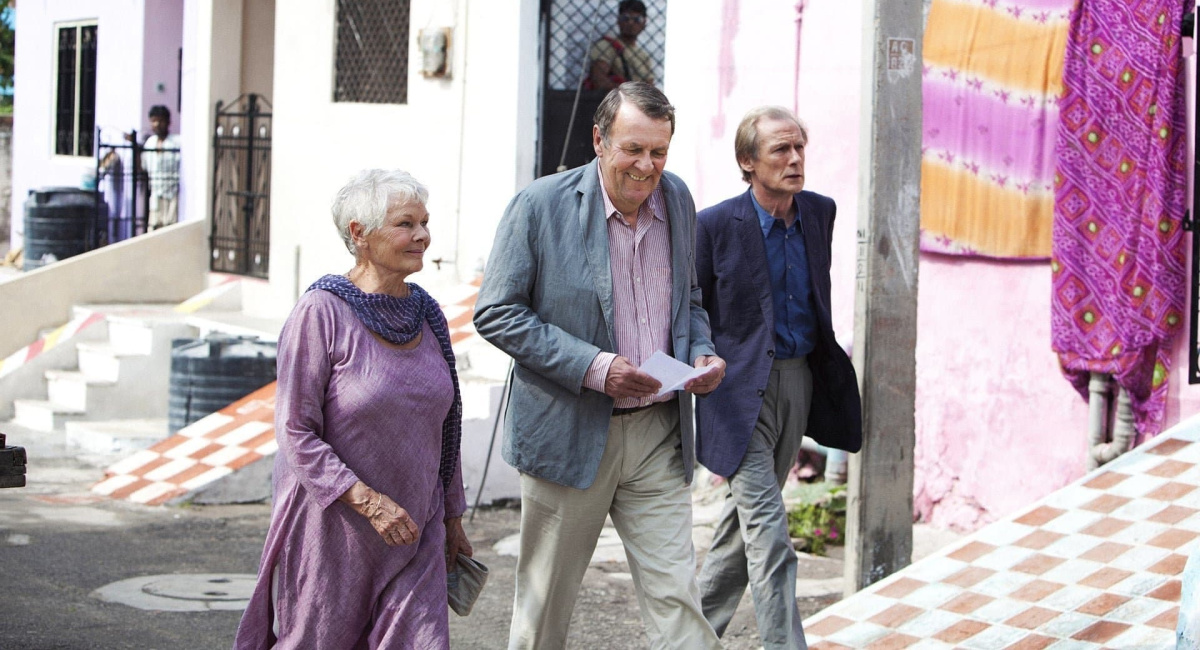 Judi Dench, Tom Wilkinson and Bill Nighy in 'The Best Exotic Marigold Hotel.'