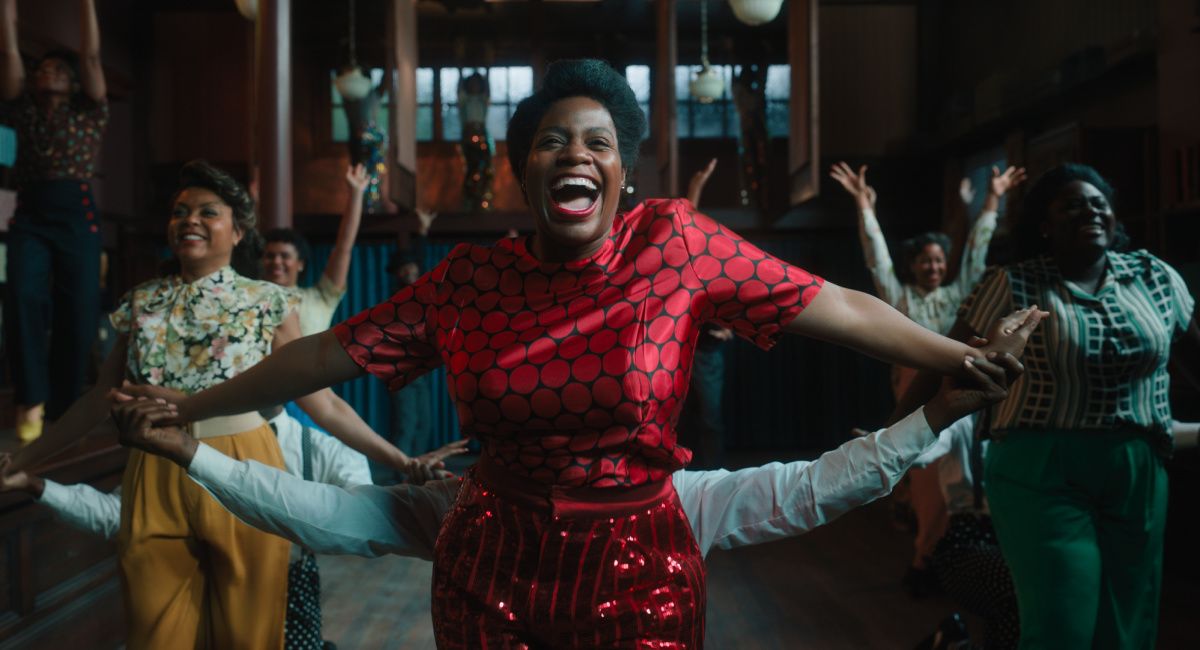 Taraji P. Henson as Shug Avery and Fantasia Barrino as Celie,'The Color Purple,' a Warner Bros. Pictures release.
