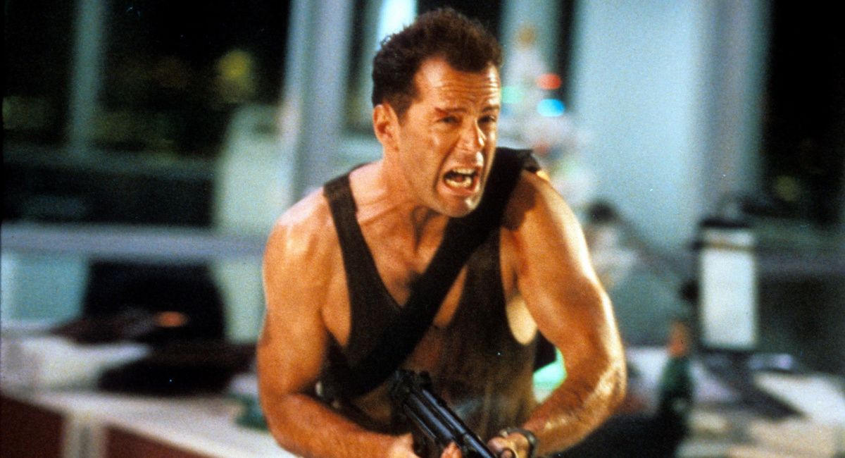Bruce Willis as John McClane in 'Die Hard.'