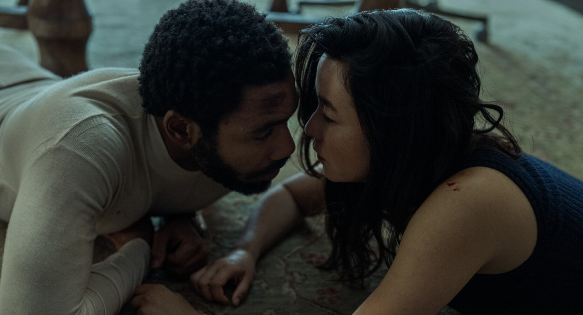 Donald Glover and Maya Erskine in 'Mr. and Mrs. Smith.'