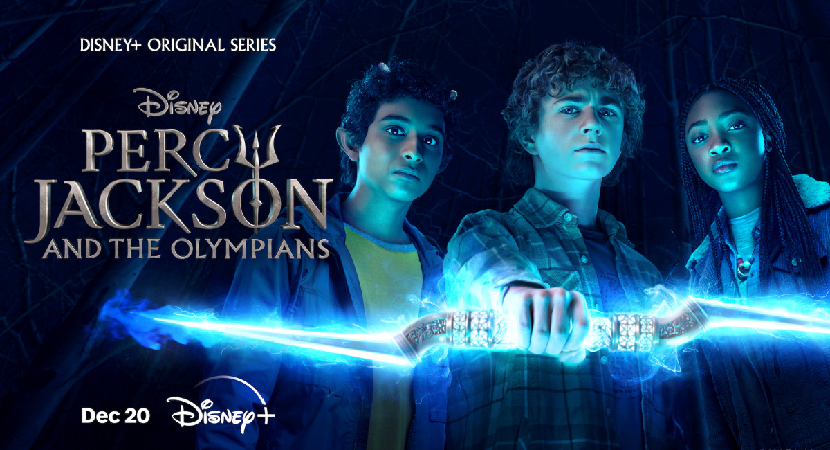 Leah Sava Jeffries, Walker Scobell and Aryan Simhadri star in Disney+'s 'Percy Jackson and the Olympians.'