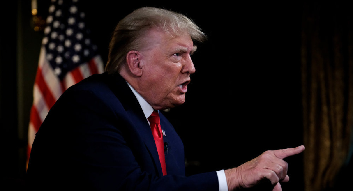 Former President Donald Trump on 'Meet The Press.'