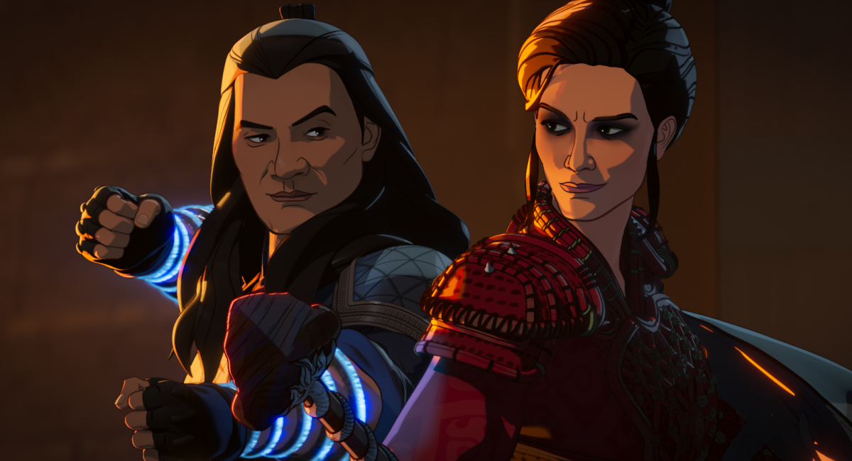 Xu Wenwu and Hela in Marvel Studios' 'What If…?,' Season 2 exclusively on Disney+.