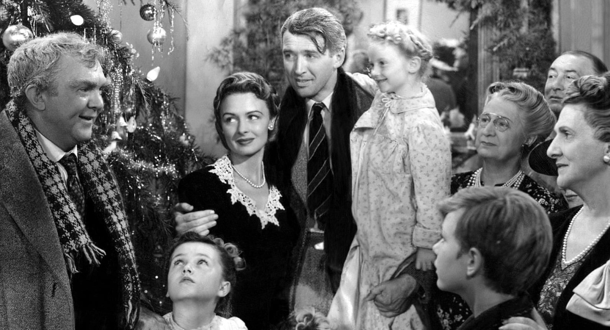 James Stewart as George Bailey in 'It's a Wonderful Life.'