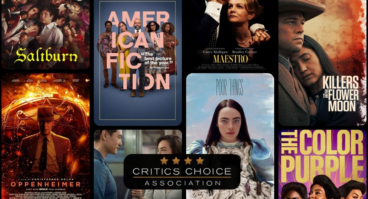 Critics Choice Association best picture nominees.