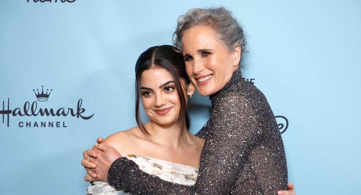 Sadie Laflamme-Snow and Andie MacDowell at the premiere of 'The Way Home' season 2.