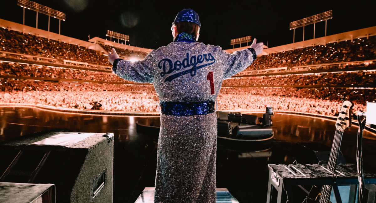 Elton John in 'Elton John Live: Farewell from Dodger Stadium.'