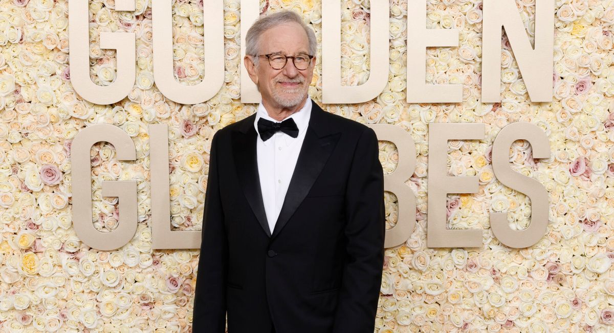 Steven Spielberg arrives on the red carpet at the 81st Annual Golden Globe Awards, airing live from the Beverly Hilton in Beverly Hills, California on Sunday, January 7, 2024, at 8 PM ET/5 PM PT, on CBS and streaming on Paramount+.