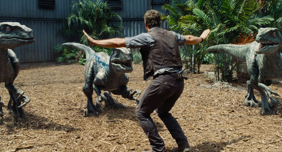 Chris Pratt in 2015's 'Jurassic World.'