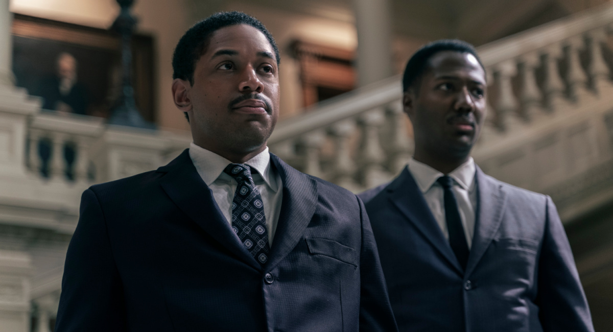 Martin Luther King Jr., played by Kelvin Harrison Jr., and Ralph Abernathy, played by Hubert Point-Du Jour, in 'Genius: MLK/X.'
