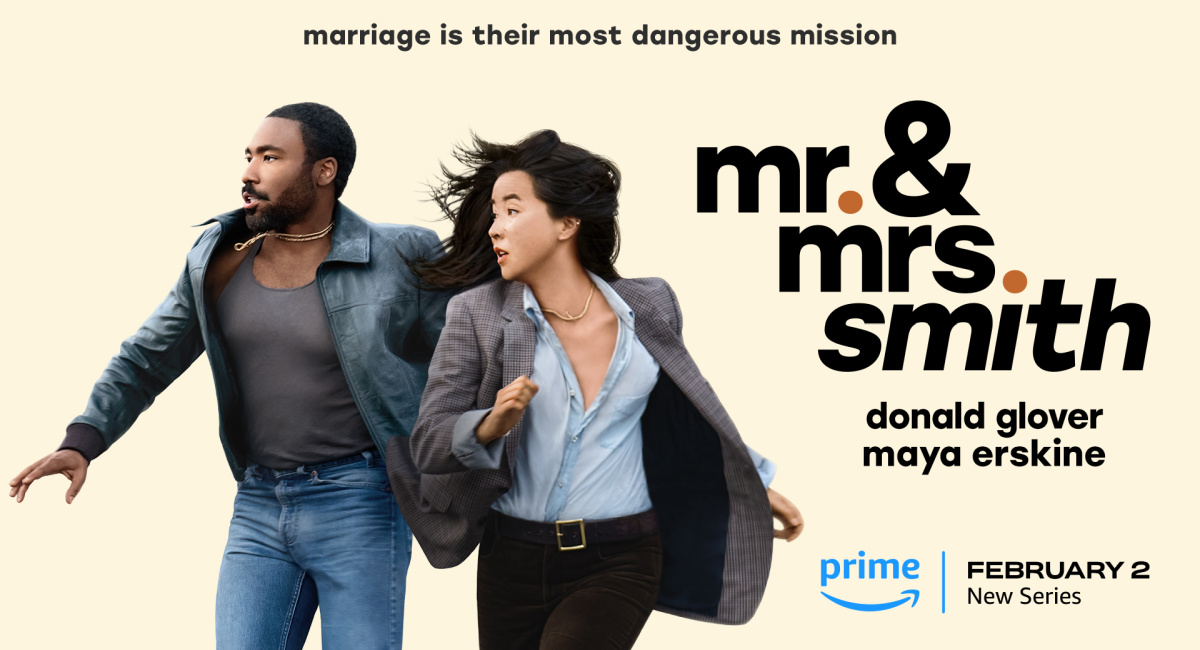 Maya Erskine and Donald Glover in 'Mr. and Mrs. Smith.'