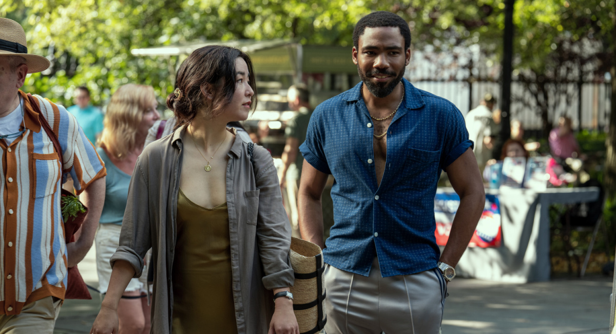 Maya Erskine and Donald Glover in 'Mr. and Mrs. Smith.'