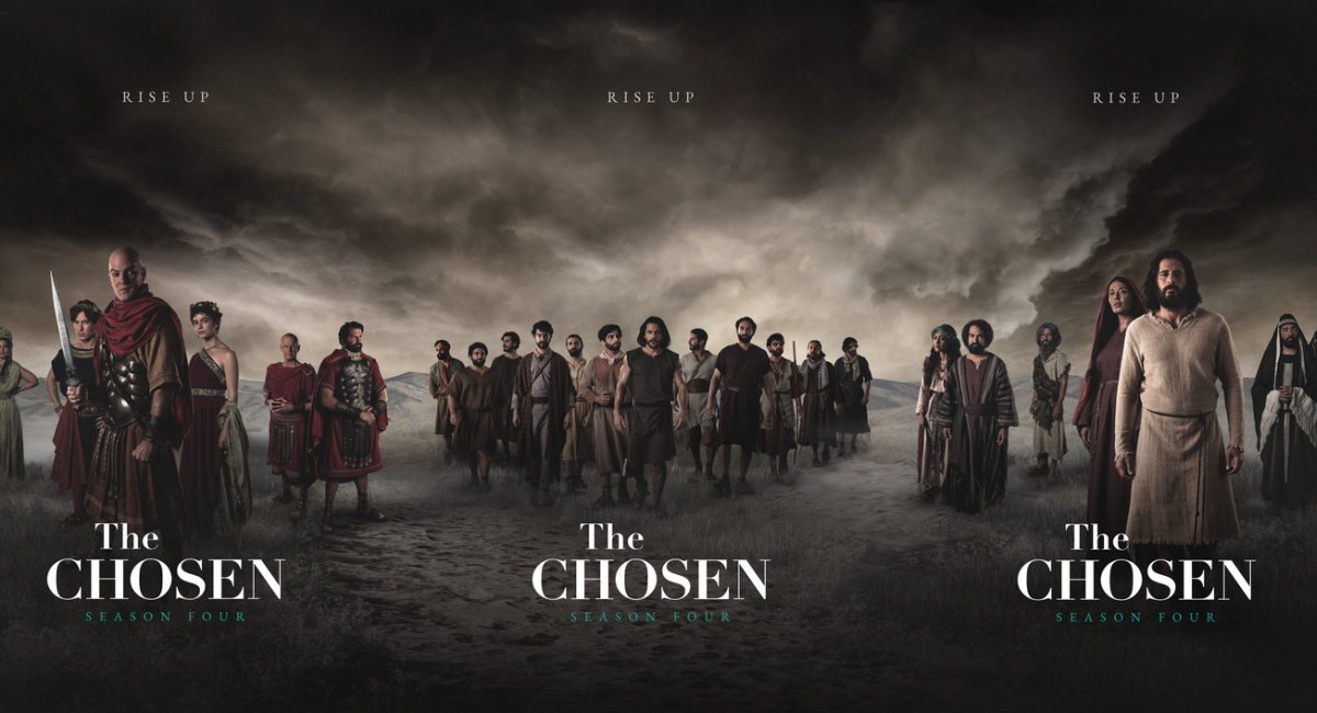 'The Chosen' Season 4 episodes 1-3 premiere February 1st in theaters, which will be followed by episodes 4-6 on February 15th and episodes 7-8 on February 29th.