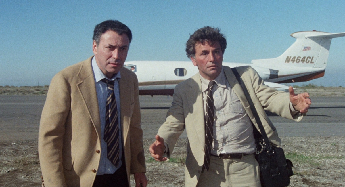 Alan Arkin as Sheldon Kornpett and Peter Falk as Vince Ricardo in 1979's 'The In-Laws.'