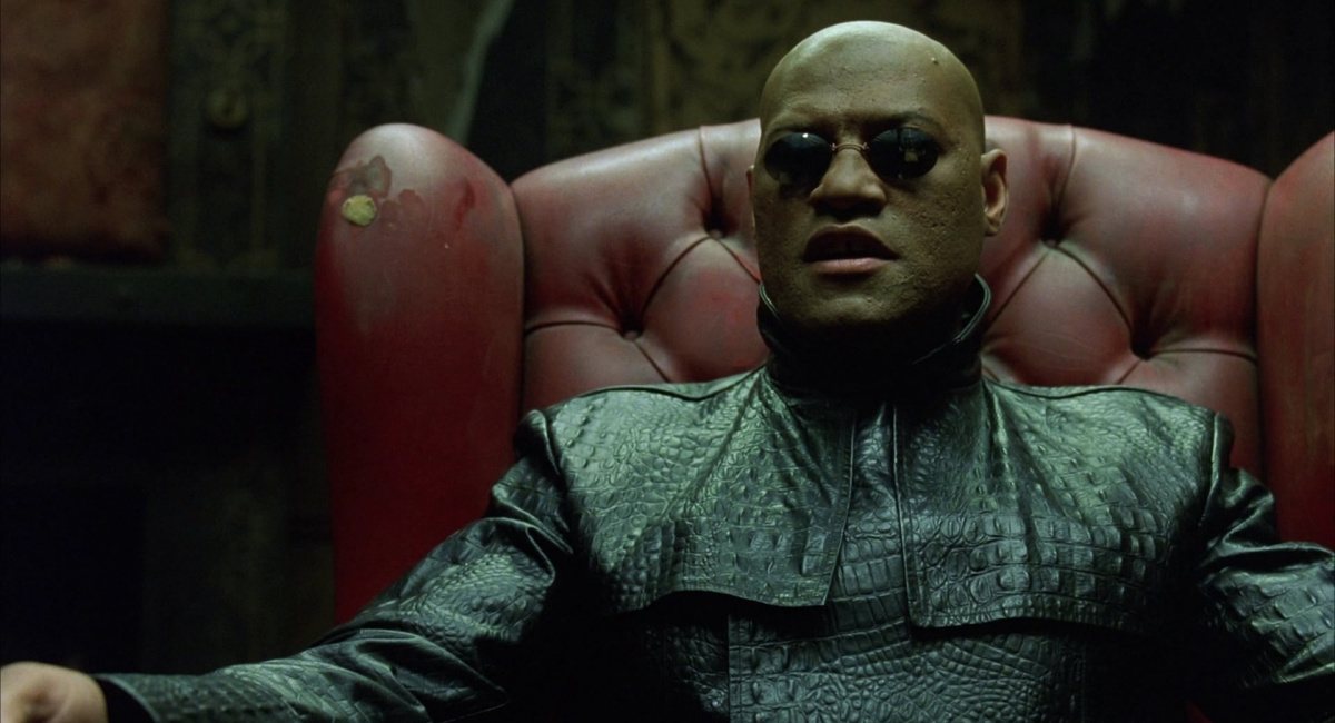 Laurence Fishburne as Morpheus in 'The Matrix.'