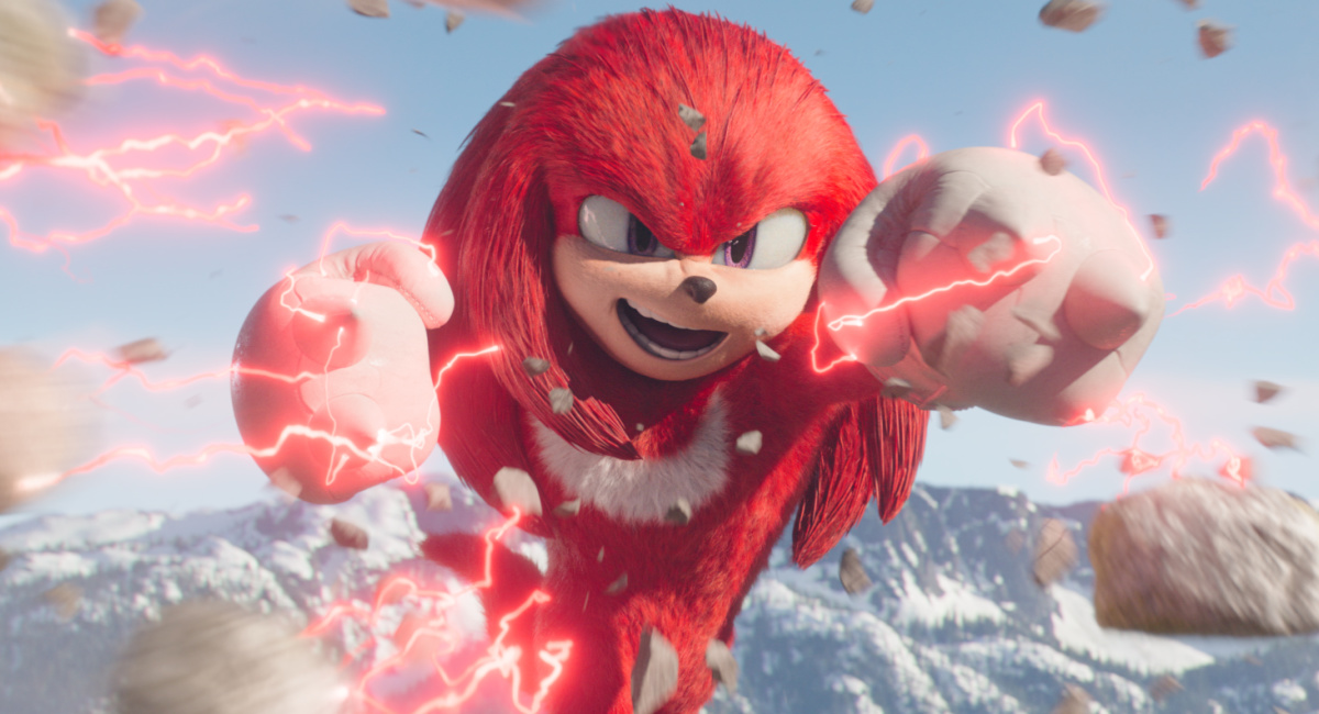 Knuckles (voiced by Idris Elba) in 'Knuckles,' streaming on Paramount+, 2024.