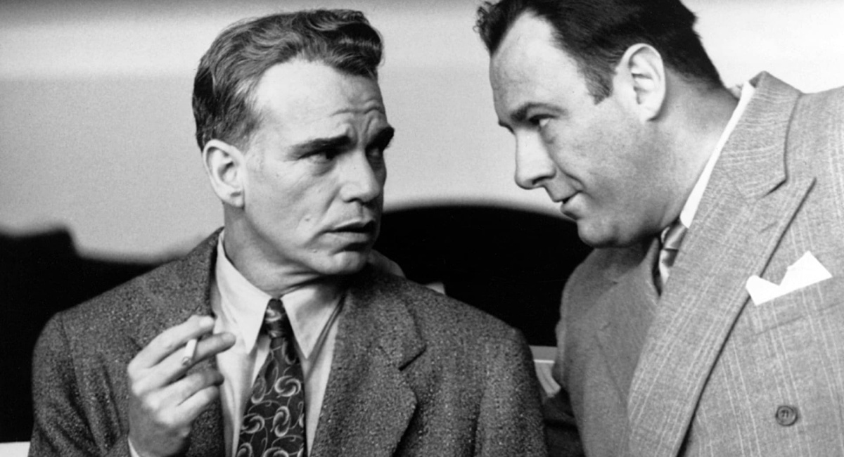 Billy Bob Thornton and James Gandolfini in 'The Man Who Wasn't There.'