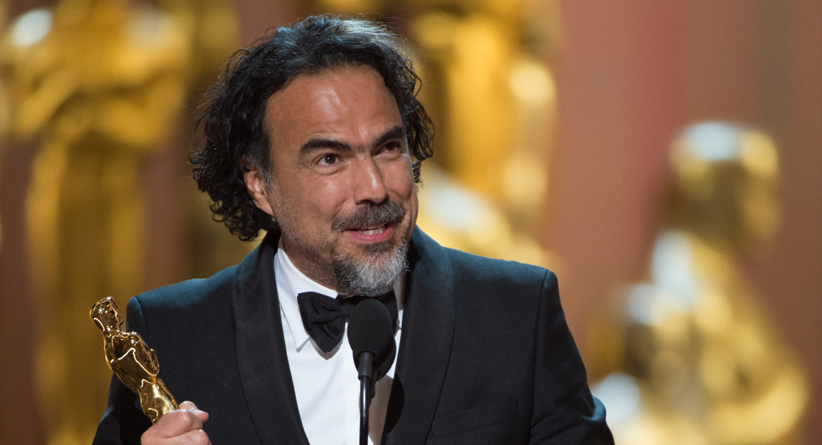 Alejandro G. Iñárritu accepts the Oscar® for Achievement in directing, for work on 'The Revenant' during the live ABC Telecast of The 88th Oscars® at the Dolby® Theatre in Hollywood, CA on Sunday, February 28, 2016.