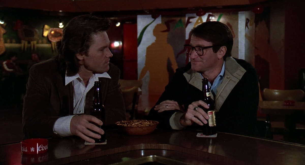 Kurt Russell and Robin Williams in 'The Best of Times.'