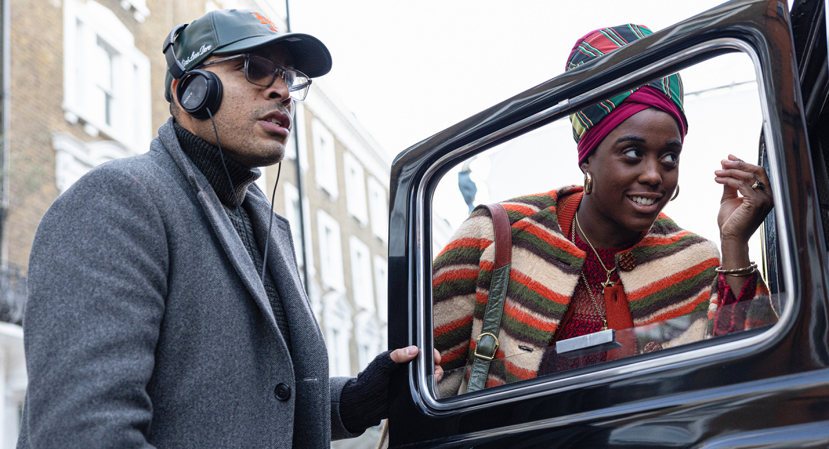 Director Reinaldo Marcus Green and Lashana Lynch as “Rita Marley” in 'Bob Marley: One Love' from Paramount Pictures.