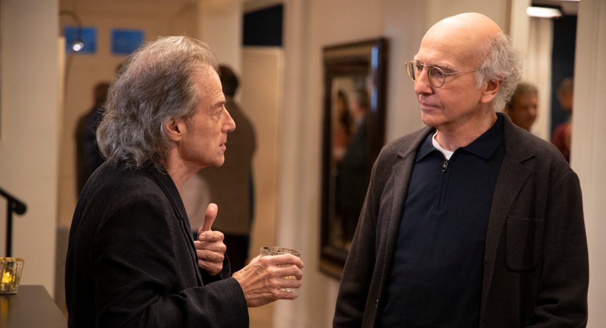 Richard Lewis and Larry David on 'Curb Your Enthusiasm.'