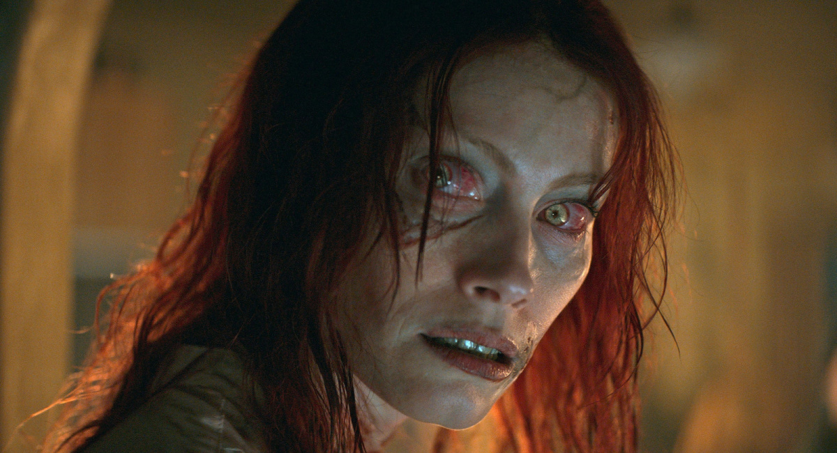 Alyssa Sutherland as Ellie in New Line Cinema’s horror film 'Evil Dead Rise,”' a Warner Bros. Pictures release.
