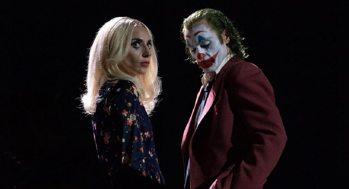 Lady Gaga and Joaquin Phoenix in 'Joker: Folie à Deux.'