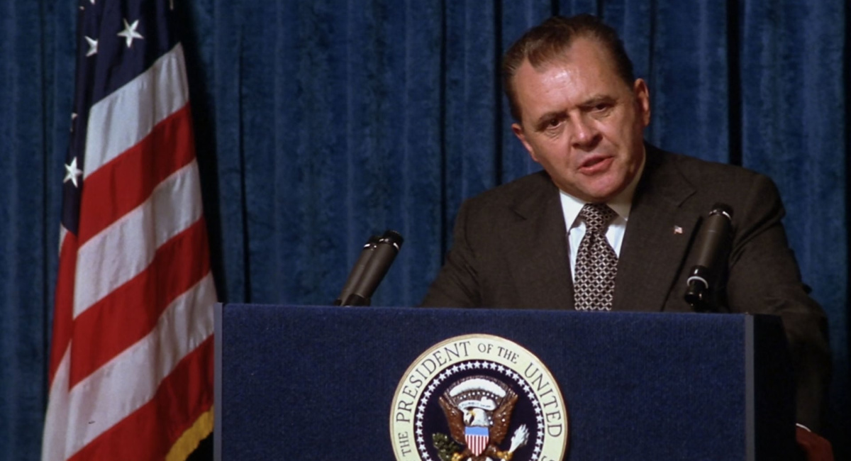 Anthony Hopkins in 'Nixon.'